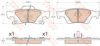 JEEP 68052386 Brake Pad Set, disc brake